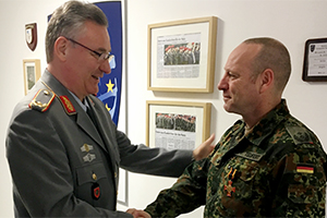 Bundeswehr Cross of Honour awarded to Agency staff member